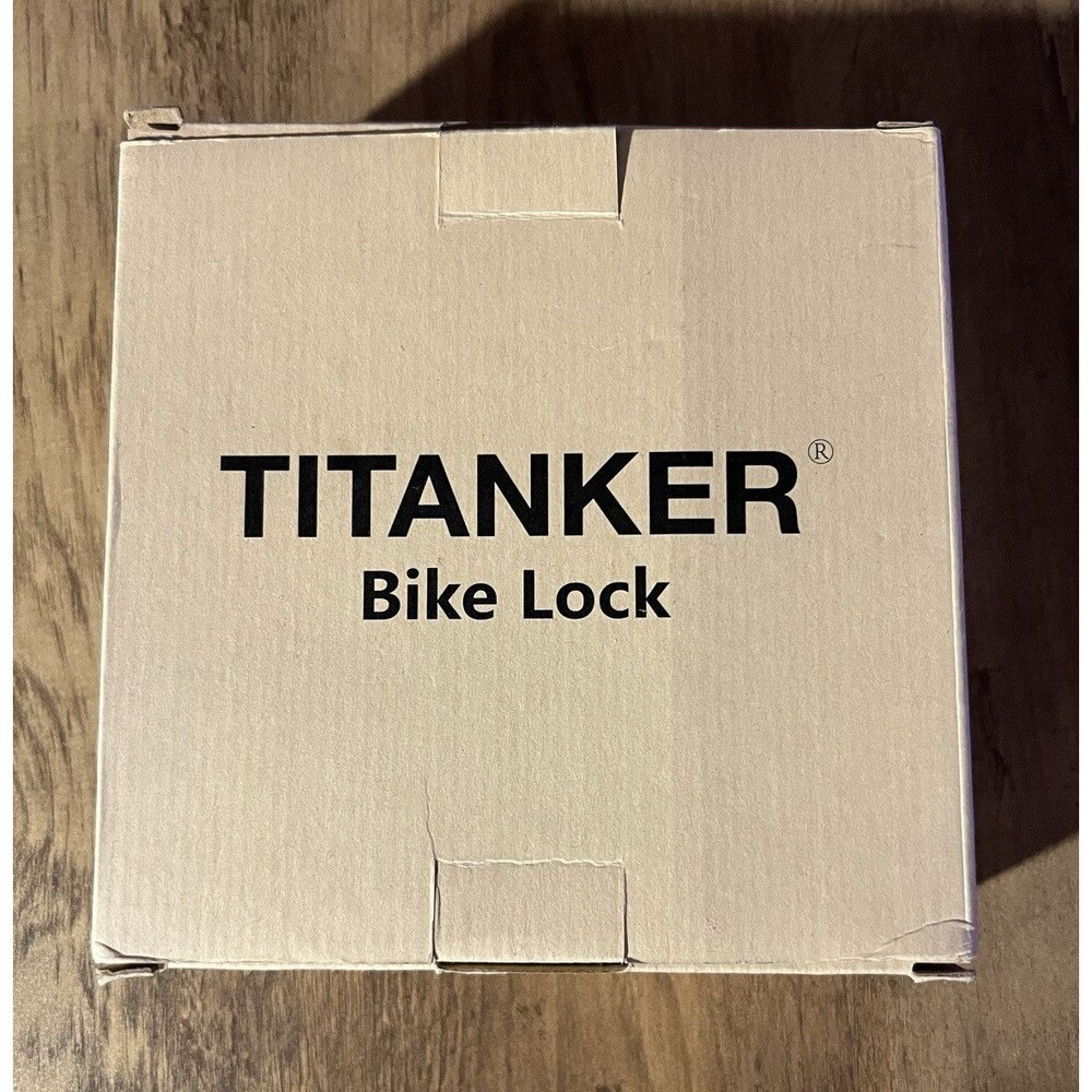 TITANKER Bike Cable Lock 4 ft Coiling Combo Lock with Frame Bracket